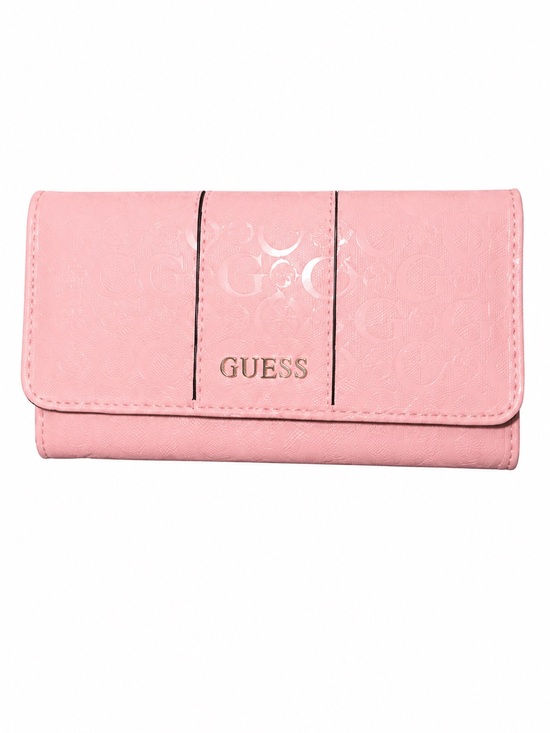 Guess Handbags - Guess Blush patent logo slim wallet